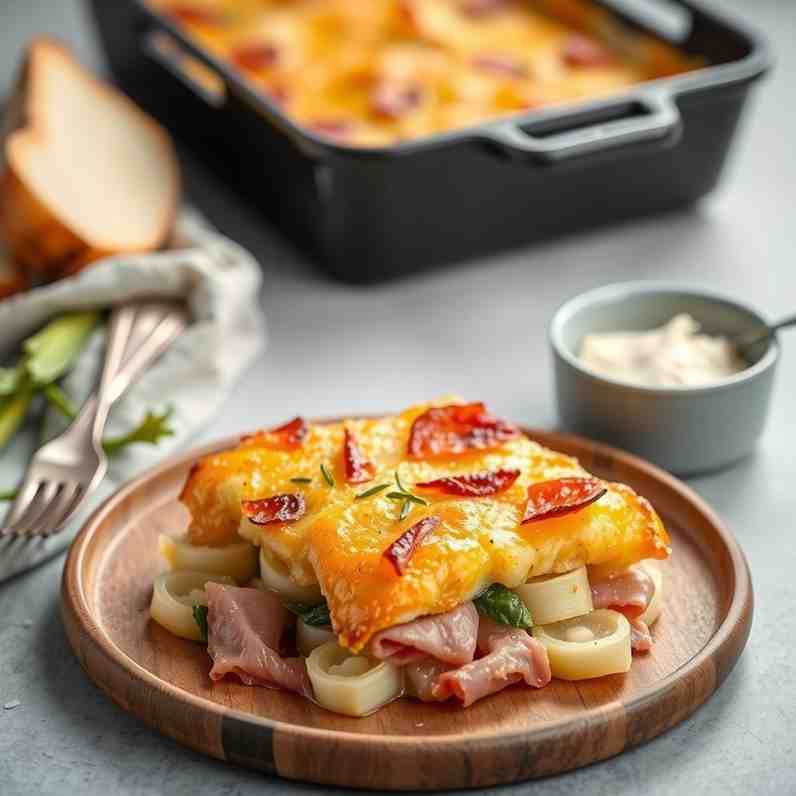 Easy Cheese Bake Recipe - Chicons au Gratin (Ham & Endive)